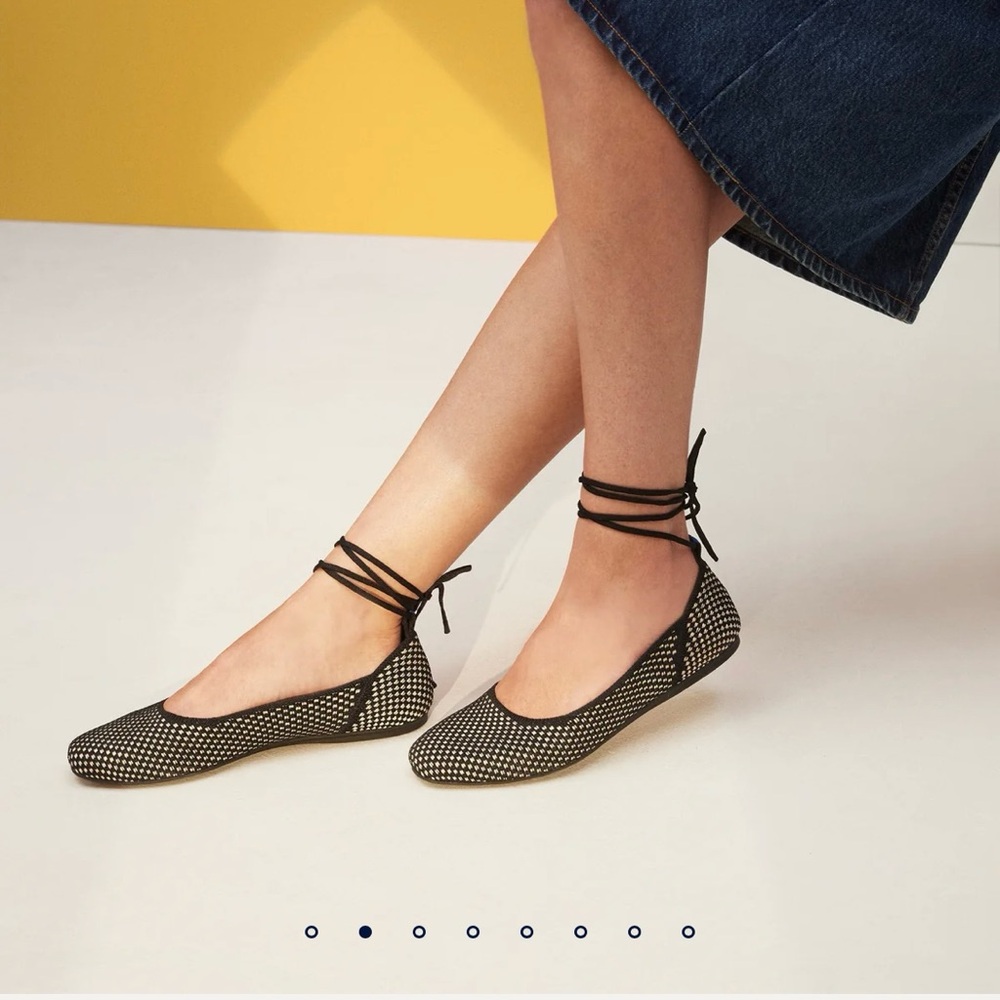 Rothy's the square wrap ballerina flats